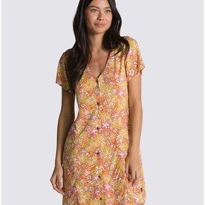 Vans Resort Floral Brunching Dress Sun Baked